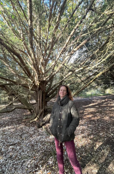 Pippa outdoors